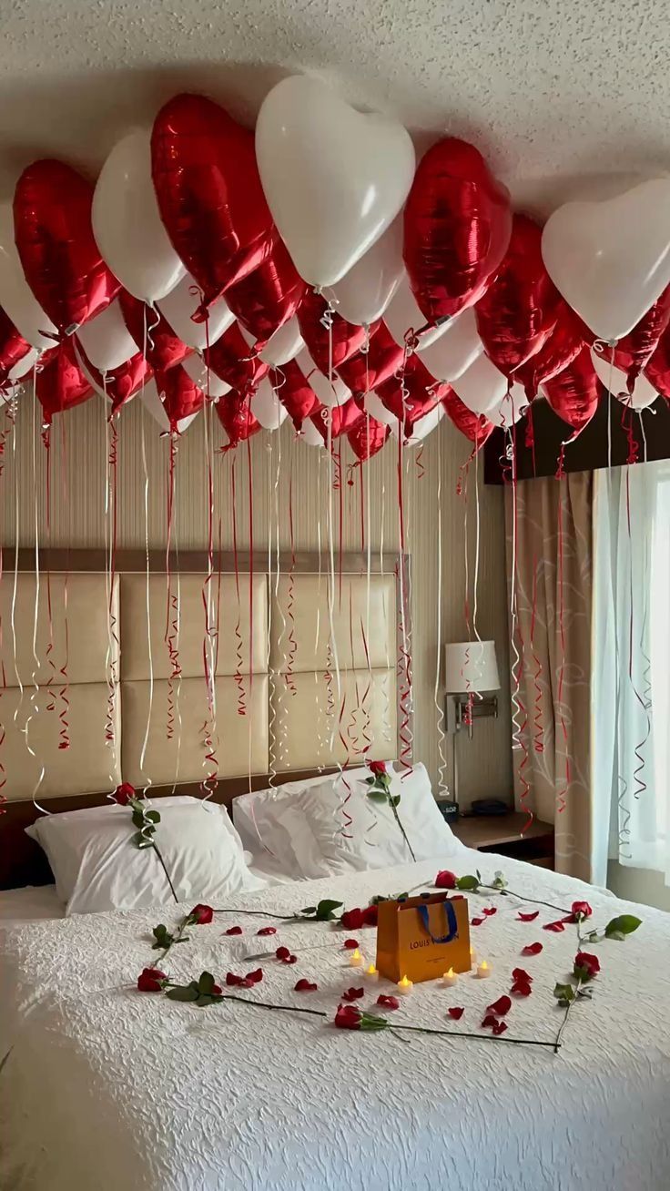 Helium balloons St. Valentine hearts # 9