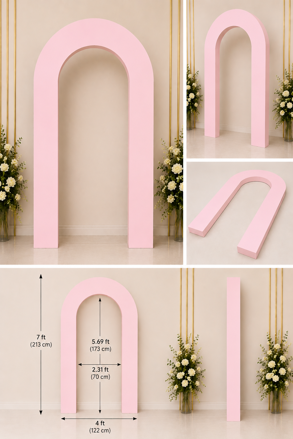 Grand Entrance Arch Frame (Rental)