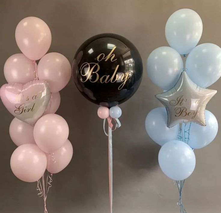 Helium bouquet 1 Gender reveal