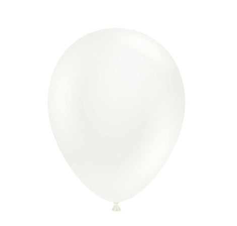 11" White latex Balloon