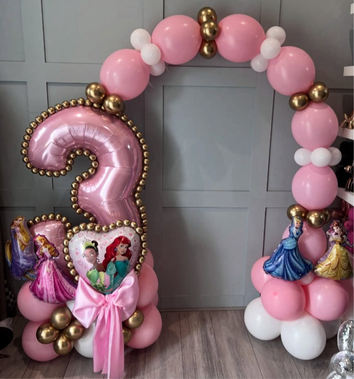 Helium balloon decoration for girls 29