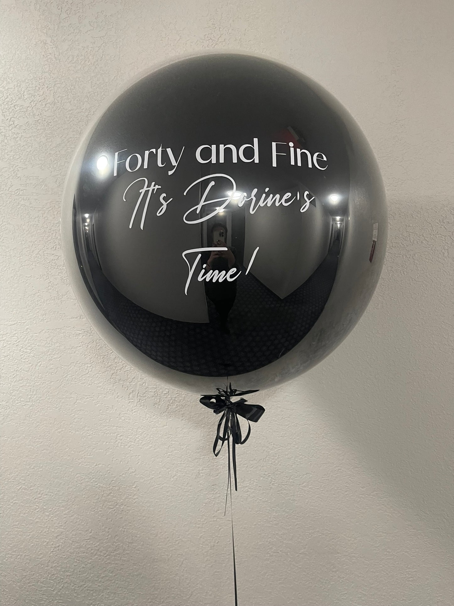 Large Helium Balloon with Personalized Text 36''