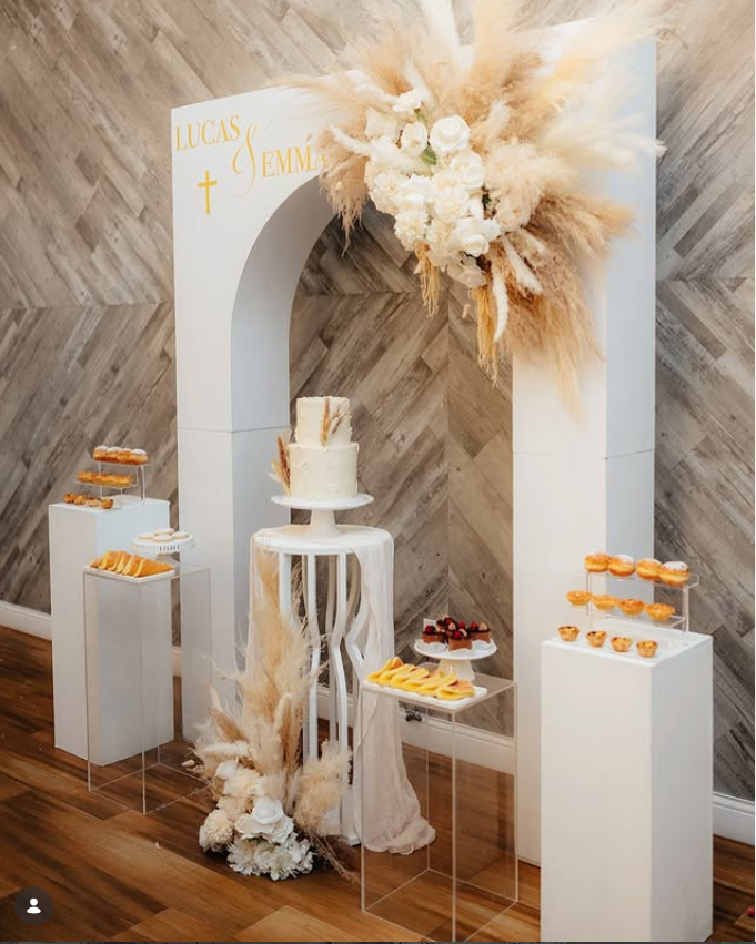 Luxury Arch Frame Backdrop (Rental)