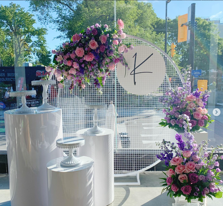 Metal Cylinder Display Stands – White (Set of 3) | Rental (Best Value)