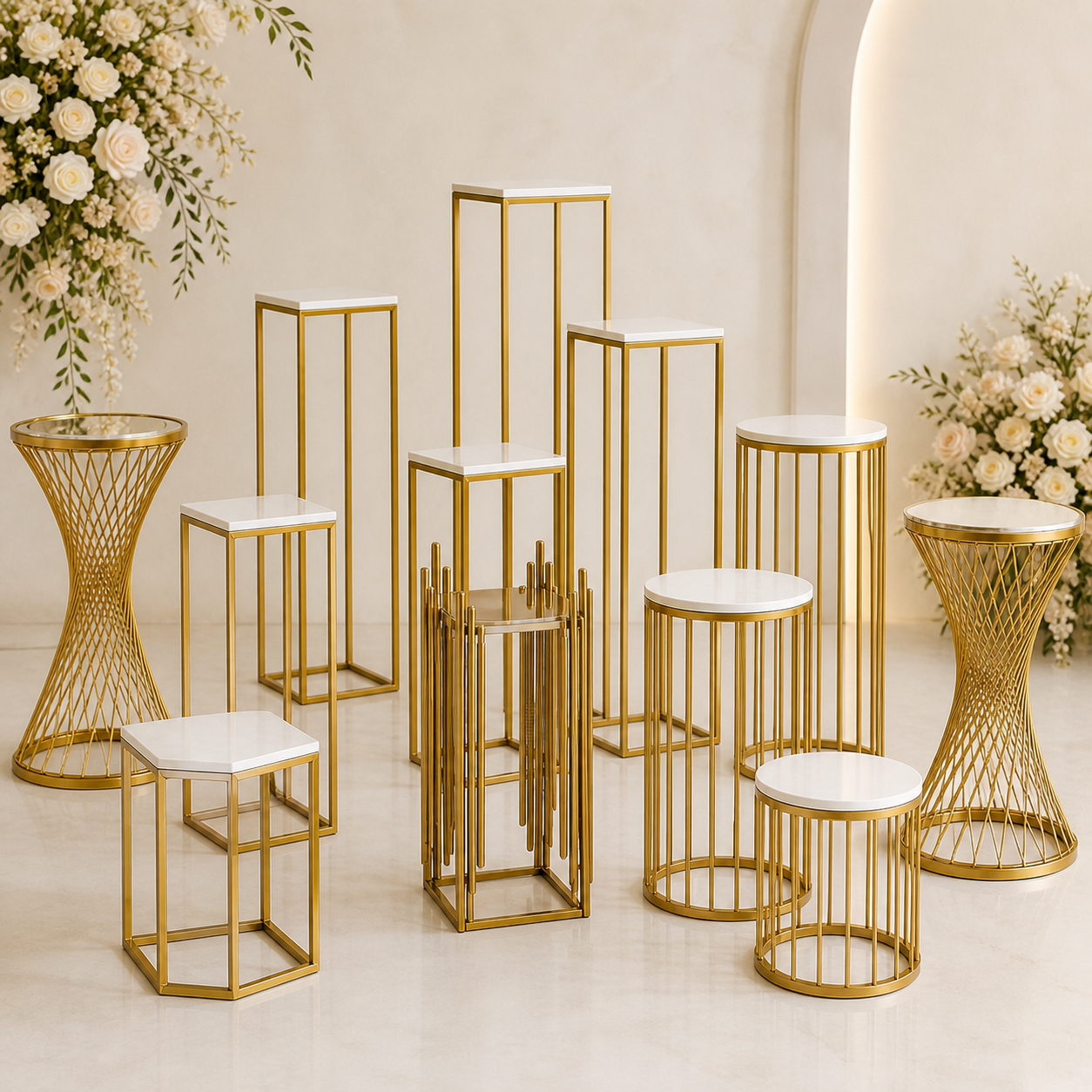 Metal (Gold) Stands