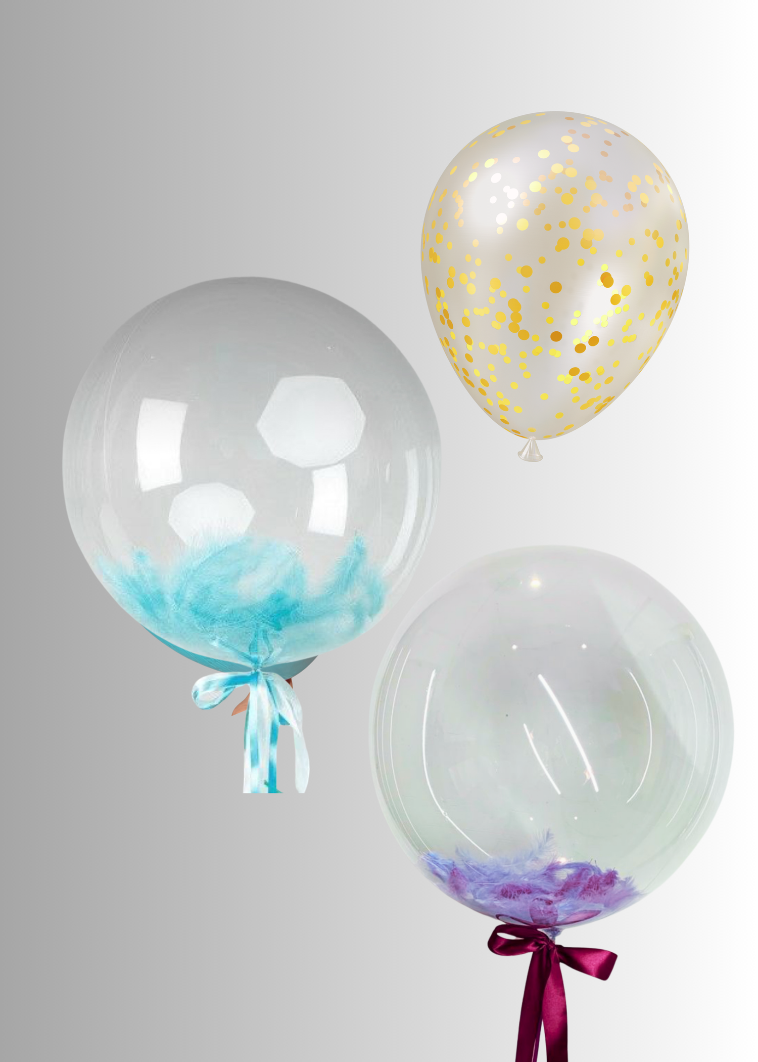 Confetti/ Feather/ Brush balloons