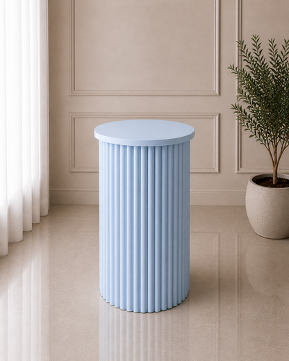 Rippled Pedestal Stand | Rental