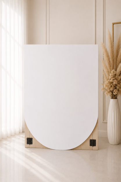 Large White Arch Backdrop Panel Rental – Ottawa