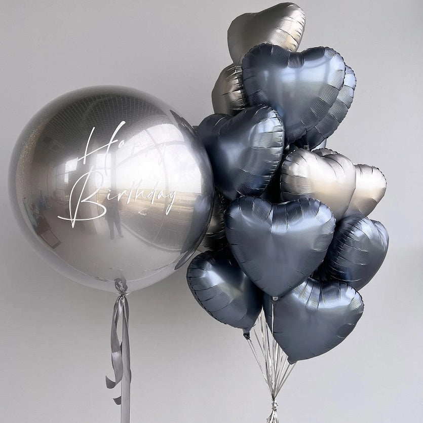 Helium balloon bouquet for men 3