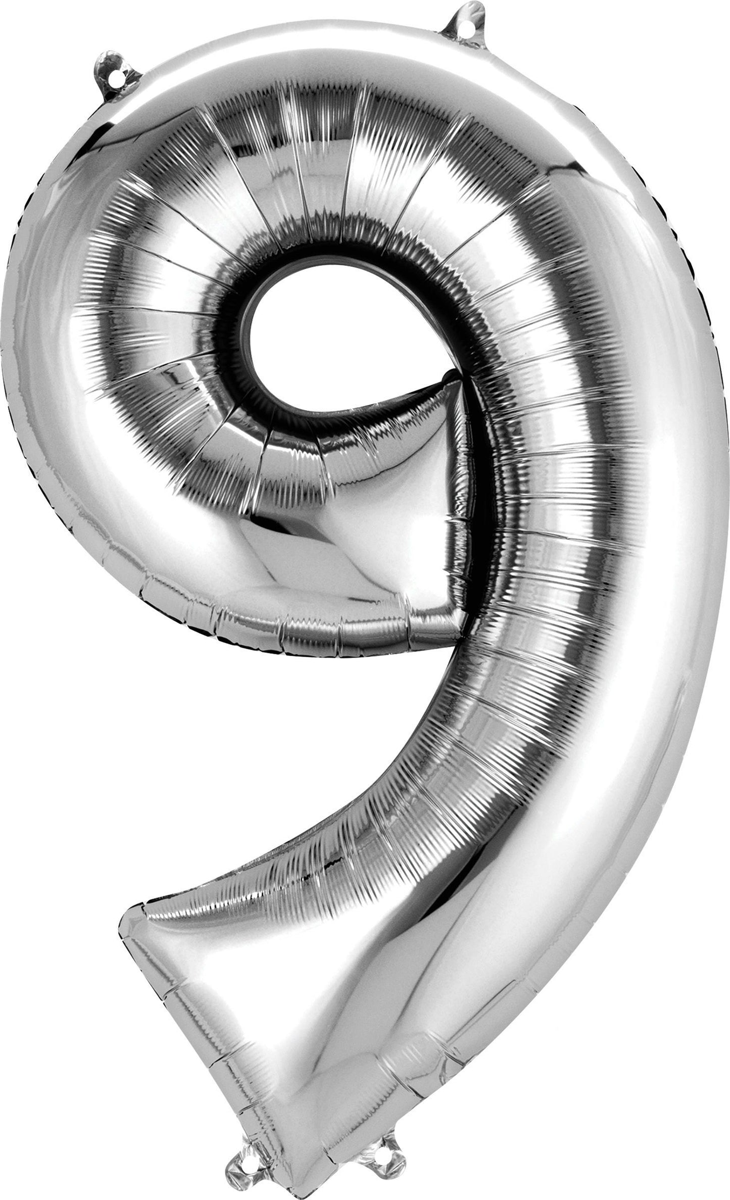 Foil Number Balloon  9 34” (Helium Balloon)