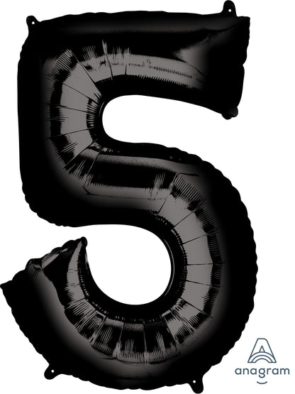 Foil Number Balloon  5  – 34” (Helium Balloon)