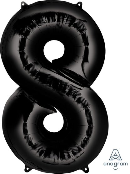 Foil Number Balloon  8  – 34” (Helium Balloon)