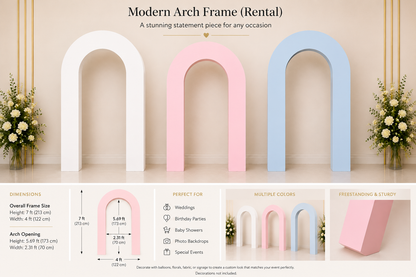 Grand Entrance Arch Frame (Rental)