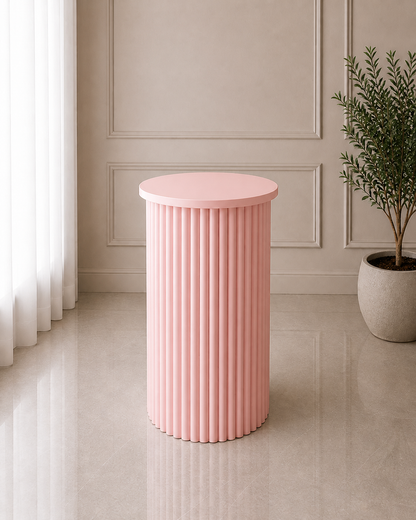 Rippled Pedestal Stand | Rental