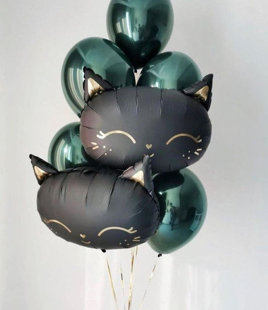 Helium bouquet 10 " Cat"