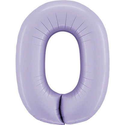 Foil Number Balloon  0  – 34” (Helium Balloon)