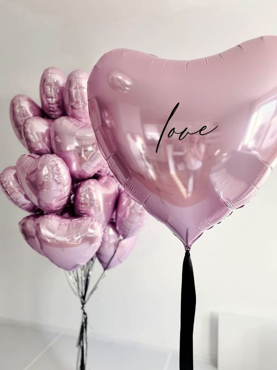 Helium balloon bouquet for woman 06