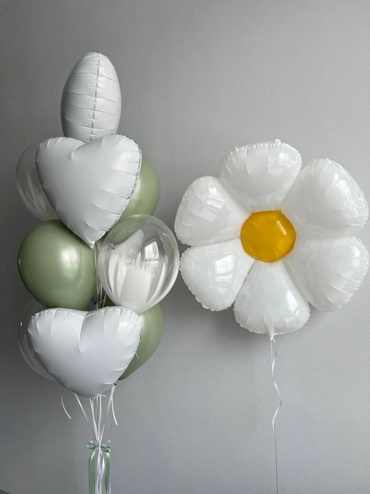 Helium balloon bouquet for girls 05 Daisy