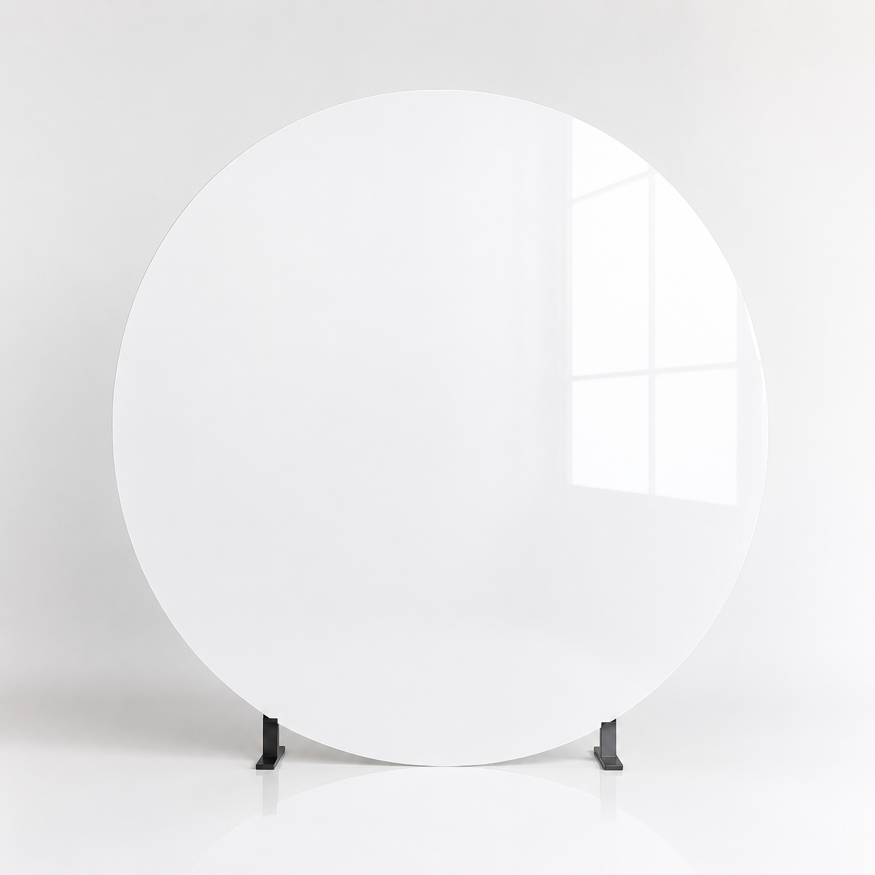 Medium Round Acrylic Backdrop (Rental)