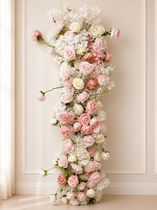 Blush Rose Floral Installation (Rental)