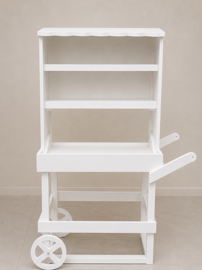 White Display Cart (Rental)