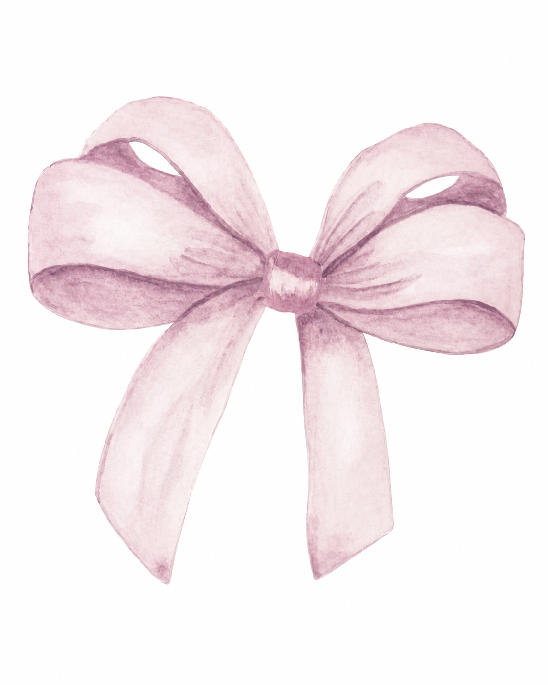 Blush Ribbon Bow Cutout (Rental)