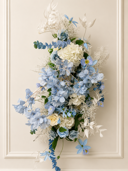 Blue Frost Floral Installation (Rental)