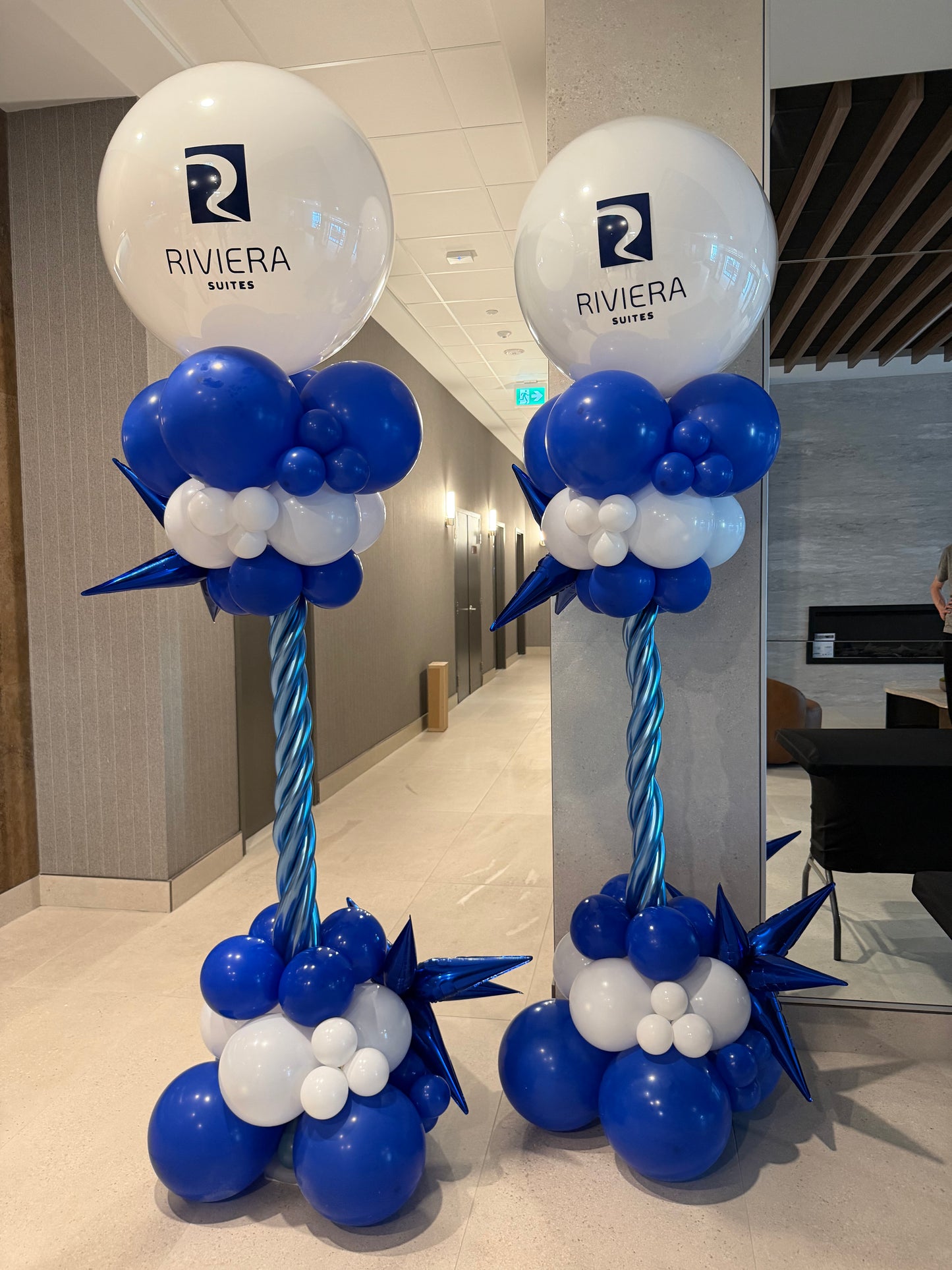Balloon Column/Pillar With your text or logo 2
