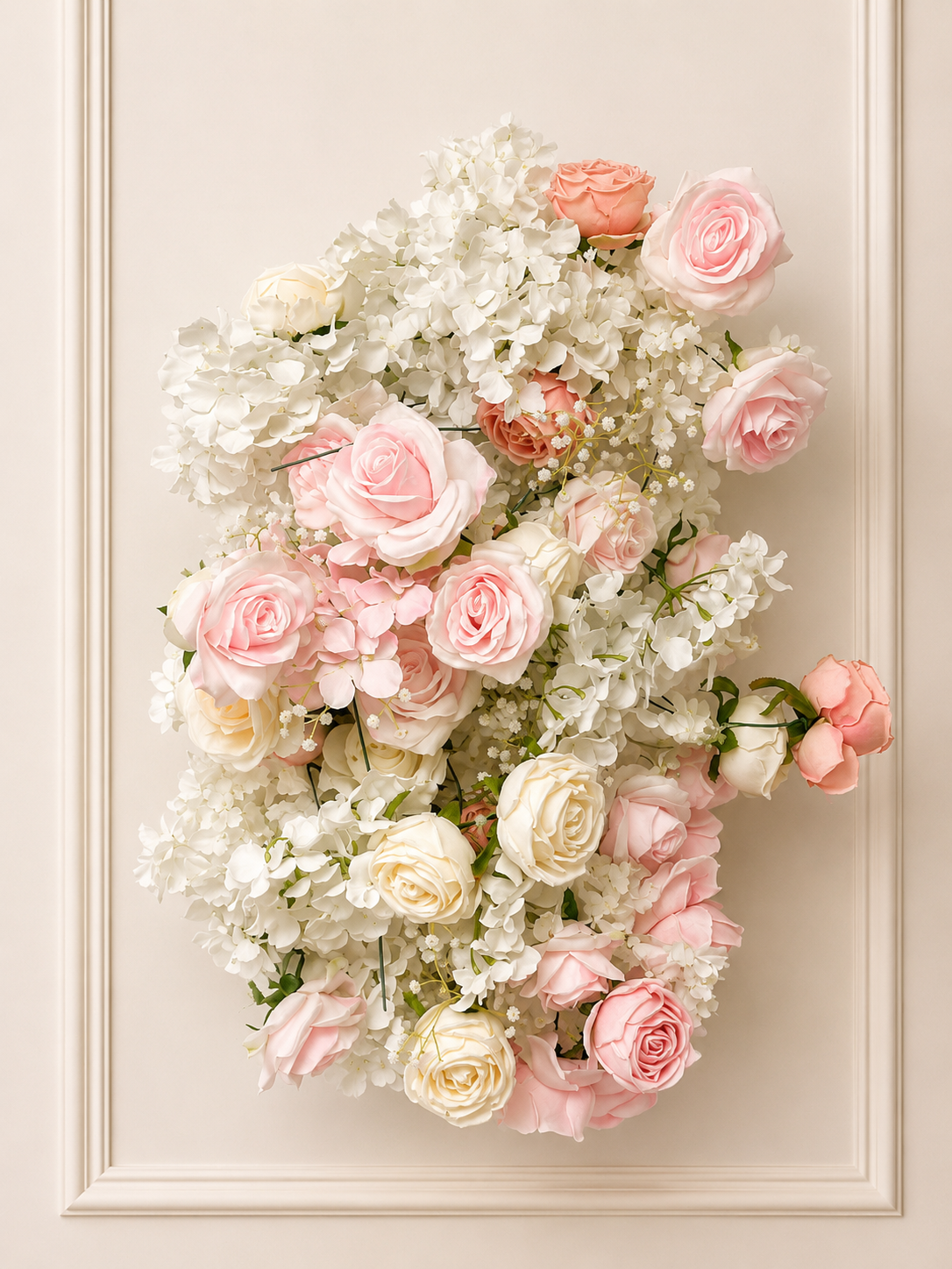 Blush Rose Floral Installation (Rental)