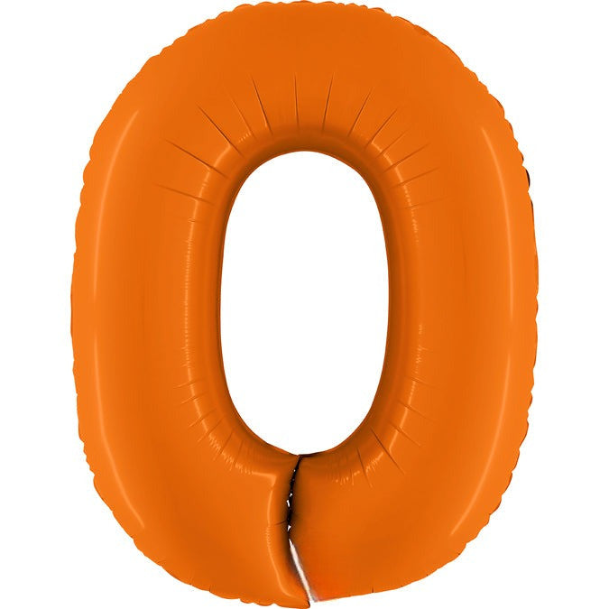 Foil Number Balloon  0  – 34” (Helium Balloon)
