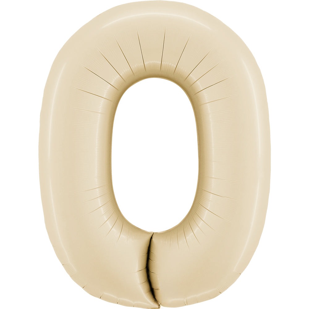 Foil Number Balloon  0  – 34” (Helium Balloon)