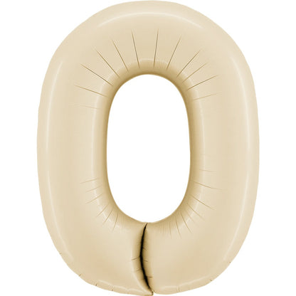 Foil Number Balloon  0  – 34” (Helium Balloon)