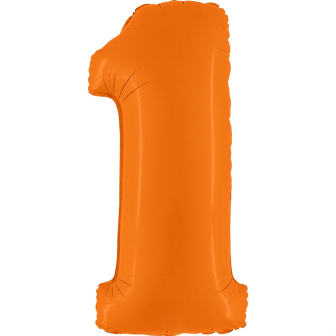 Foil Number Balloon  1  – 34” (Helium Balloon)