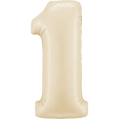 Foil Number Balloon  1  – 34” (Helium Balloon)