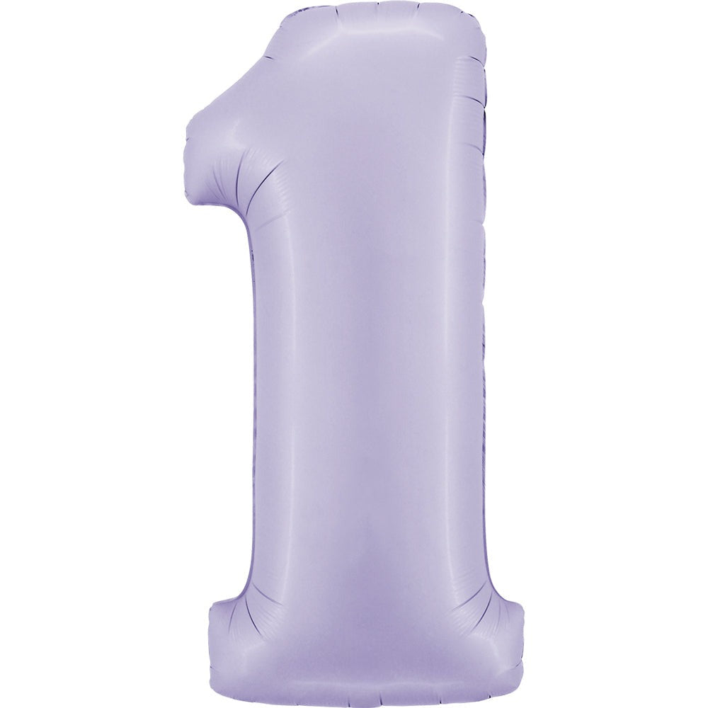 Foil Number Balloon  1  – 34” (Helium Balloon)