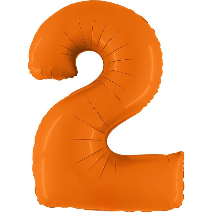 Foil Number Balloon  2  – 34” (Helium Balloon)