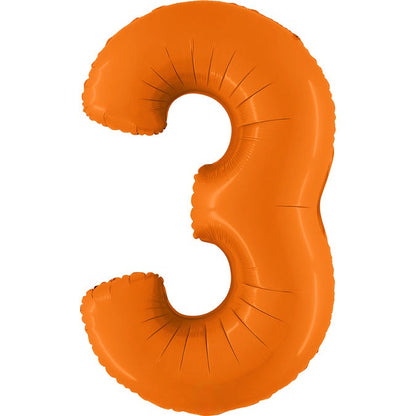 Foil Number Balloon  3  – 34” (Helium Balloon)
