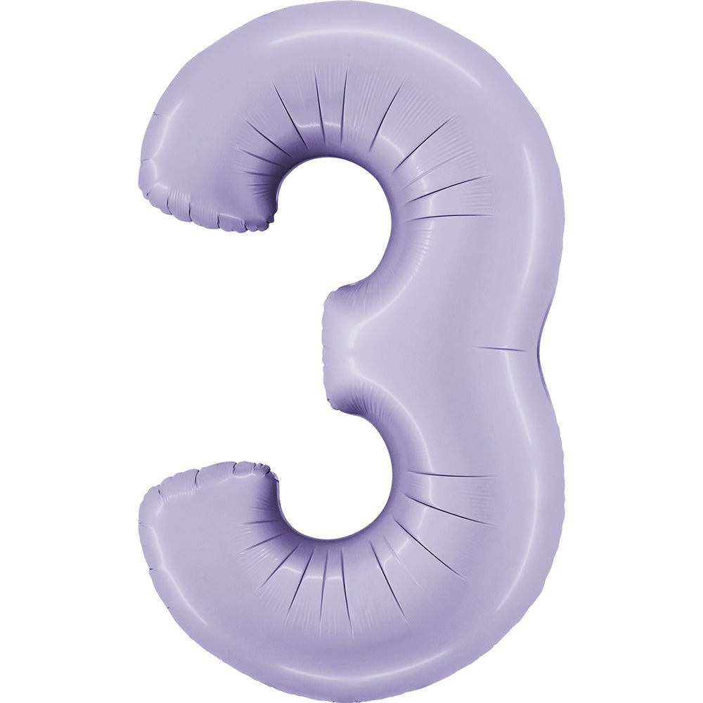 Foil Number Balloon  3  – 34” (Helium Balloon)