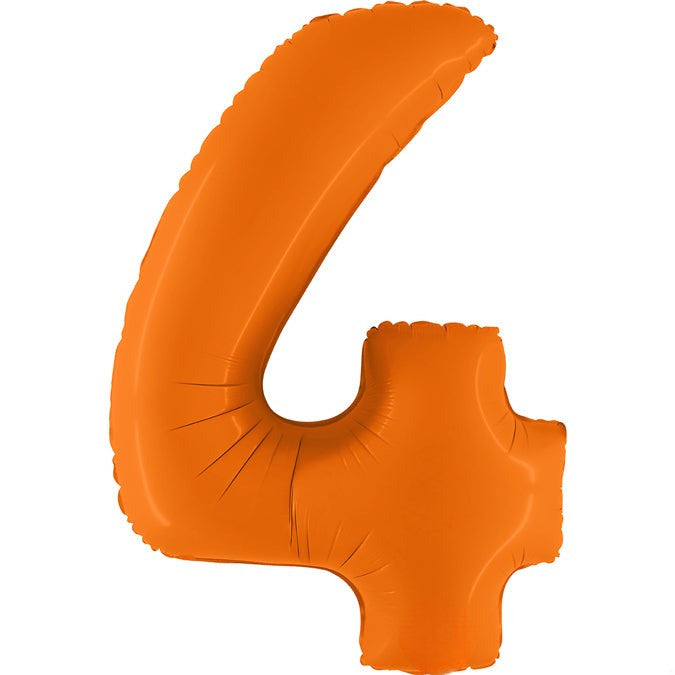 Foil Number Balloon  4  – 34” (Helium Balloon)