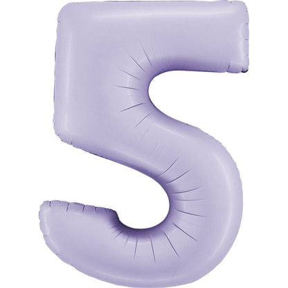 Foil Number Balloon  5  – 34” (Helium Balloon)