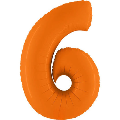 Foil Number Balloon  6  – 34” (Helium Balloon)