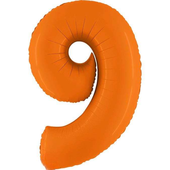 Foil Number Balloon  9 34” (Helium Balloon)