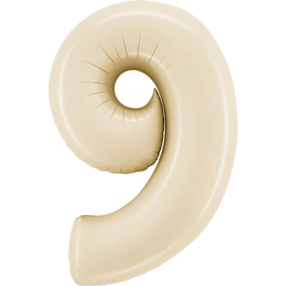 Foil Number Balloon  9 34” (Helium Balloon)