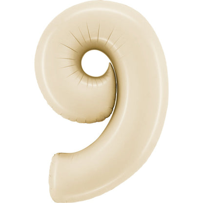 Foil Number Balloon  9 34” (Helium Balloon)