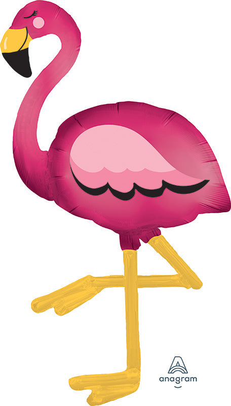 68" Flamingo AirWalkers Foil Balloon