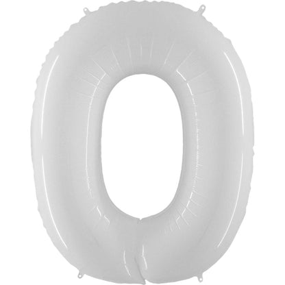 Foil Number Balloon  0  – 34” (Helium Balloon)