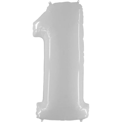 Foil Number Balloon  1  – 34” (Helium Balloon)