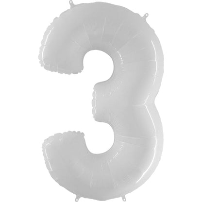 Foil Number Balloon  3  – 34” (Helium Balloon)