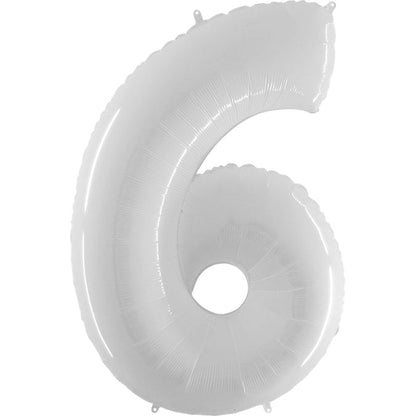 Foil Number Balloon  6  – 34” (Helium Balloon)