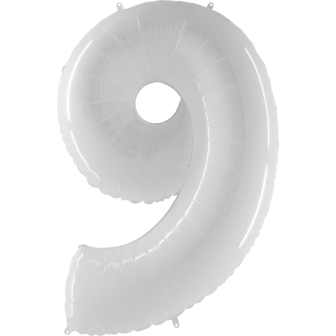 Foil Number Balloon  9 34” (Helium Balloon)